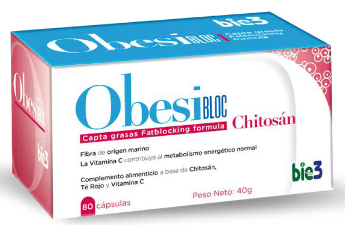 BIE3 OBESIBLOC CHITOSAN 80 CAPSULAS