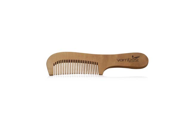 PEINE 100% NATURAL DE MADERA PERAL