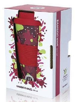 TAZA BAMBOO HIMALAYA MUG ROSSO 400 ml.  