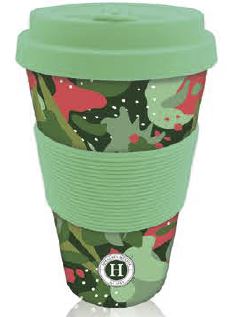 TAZA BAMBOO HIMALAYA MUG VERDE 400 ml.   