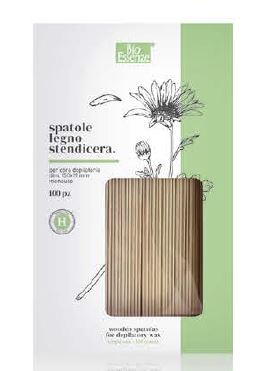 ESPATULA CERA 100 PZ MADERA 150X19 mm