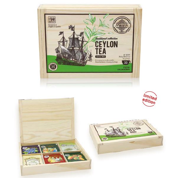 CAJA TE CEYLAN AROMATIZADO CON FRUTAS EN 4 SABORES (4X10grms.) (copia)
