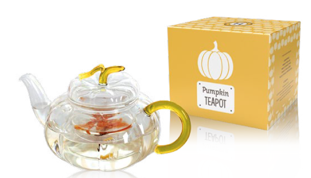 TETERA VIDRIO BOROSILICATO PUMPKIN 750 ml.