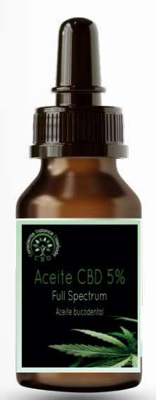 CBD al 5% en base aceite oliva BIO 10 ml Healty Vital