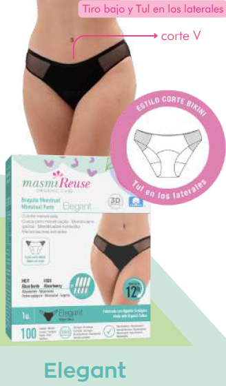 BRAGUITA MENSTRUAL ELEGANT ORGANIC CARE