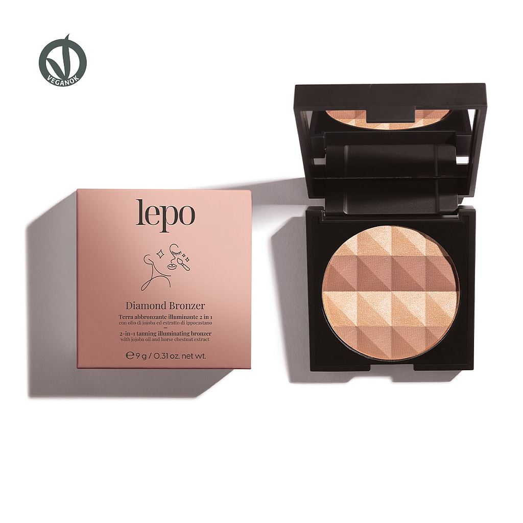 DIAMOND BRONZER vegan 2en1 TIERRA BRONCEADORA