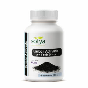CARBON VEGETAL+PROBIOTICO 550MG/90 CAPS.