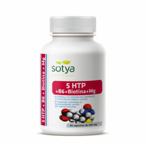 5HTP+B6+BIOTINA+MG 750 MG. 60 CAPSULAS
