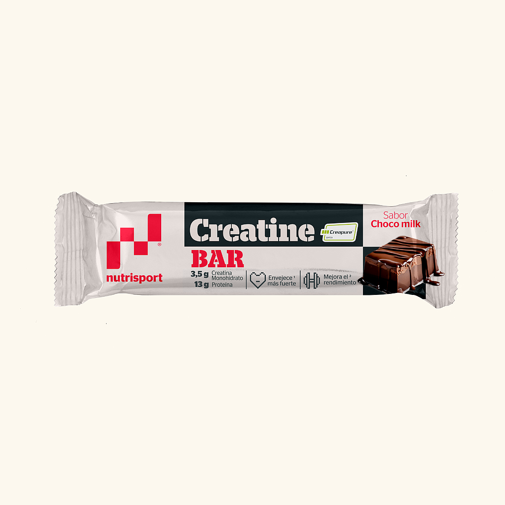 CREATINE BAR CHOCOMILK 18 barritas 44 grs (3,5 grs. Creapure)