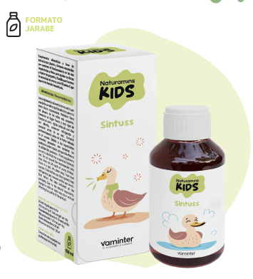 NATURAMINS KIDS JARABE TUSS 150 ml. VAMINTER