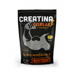 CREATINA CELULAR SABOR FRESA BOLSA 500 GRS. NUTRISPORT