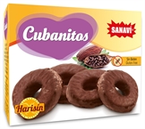 CUBANITOS ROSCOS CHOCOLATE SIN GLUTEN 150 GRS. SANAVI