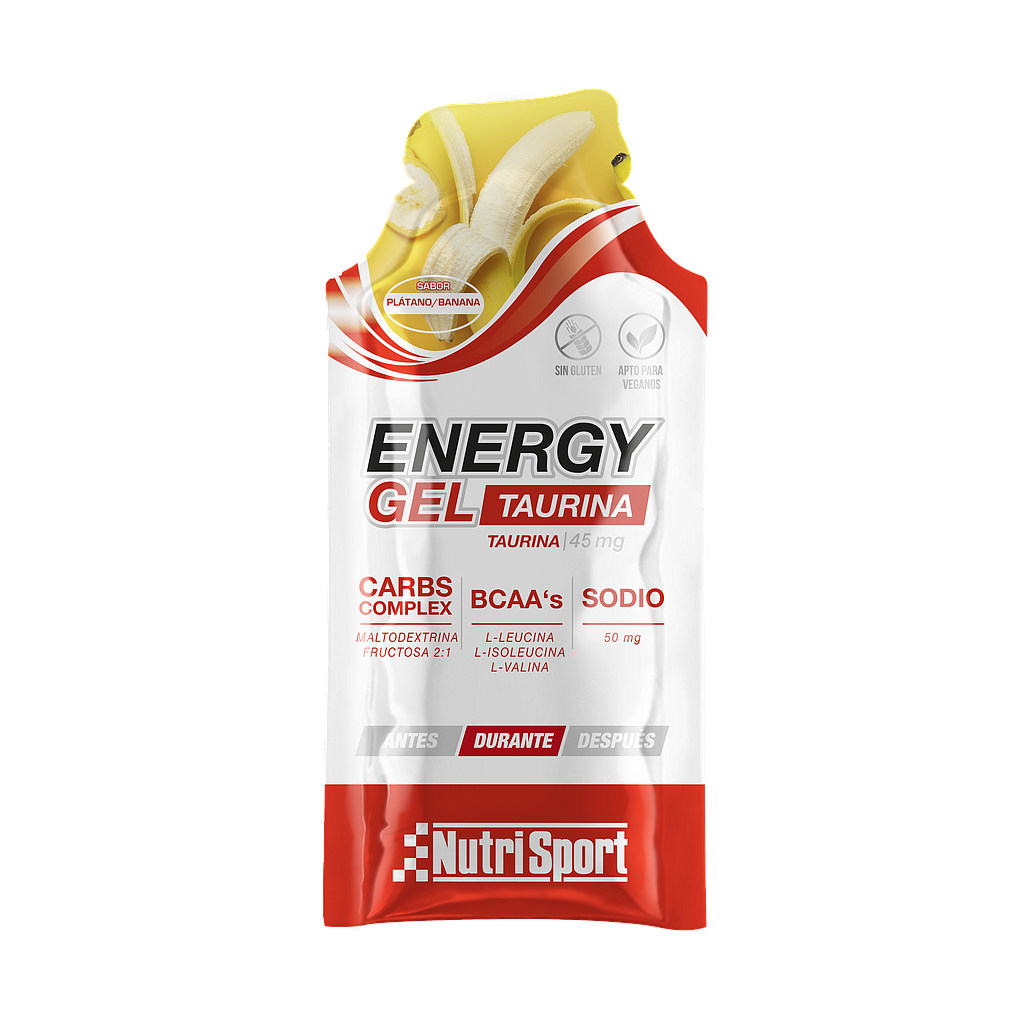 CYCLING GEL 40 GRS TAURINA PLATANO EXP.24 GELES